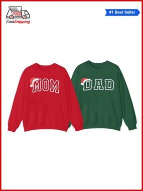 🎅 Mom Sweatshirt Crewneck Oversized Pullover Fall Winter Casual